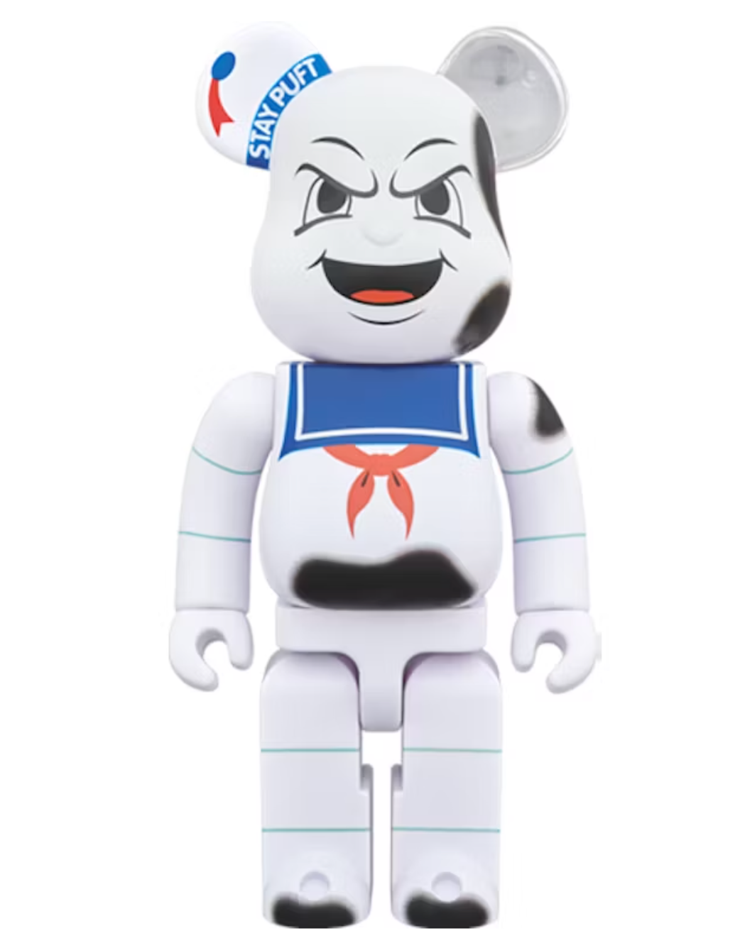 Bearbrick Stay Puft Marshmallow Man Angry Face 400%