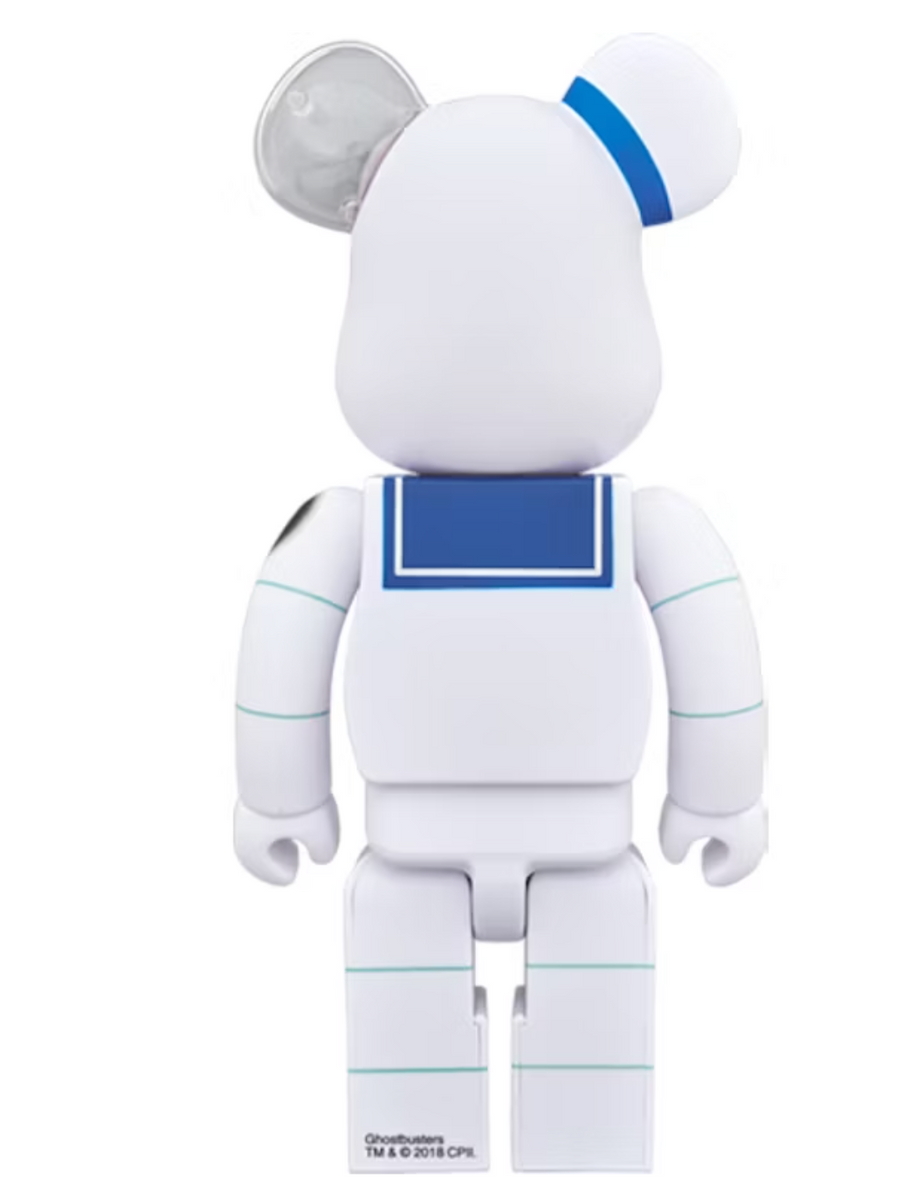 Bearbrick Stay Puft Marshmallow Man Anger Face 400%