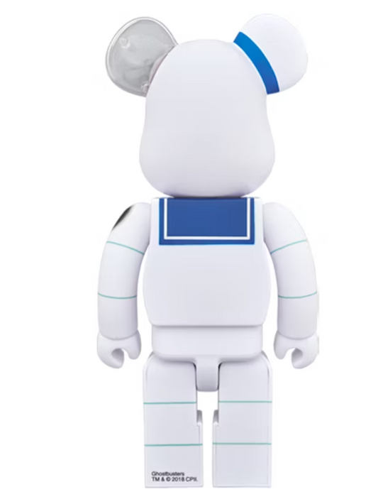 Bearbrick Stay Puft Marshmallow Man Angry Face 400%